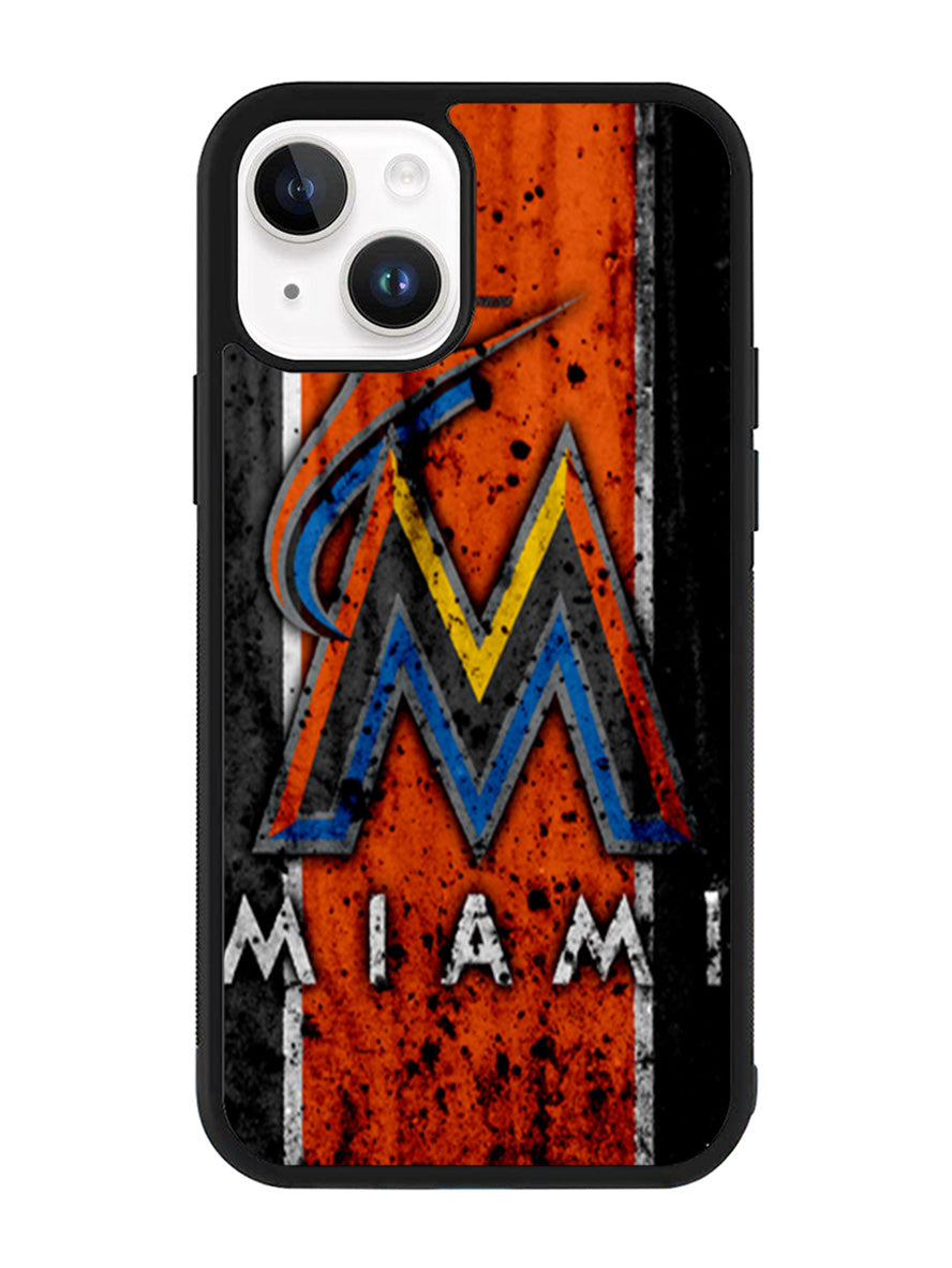 Miami Marlins Logo iPhone 14 Case QC1914