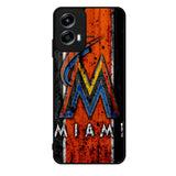 Miami Marlins Logo Motorola Moto G Play 2024 Case OV1914