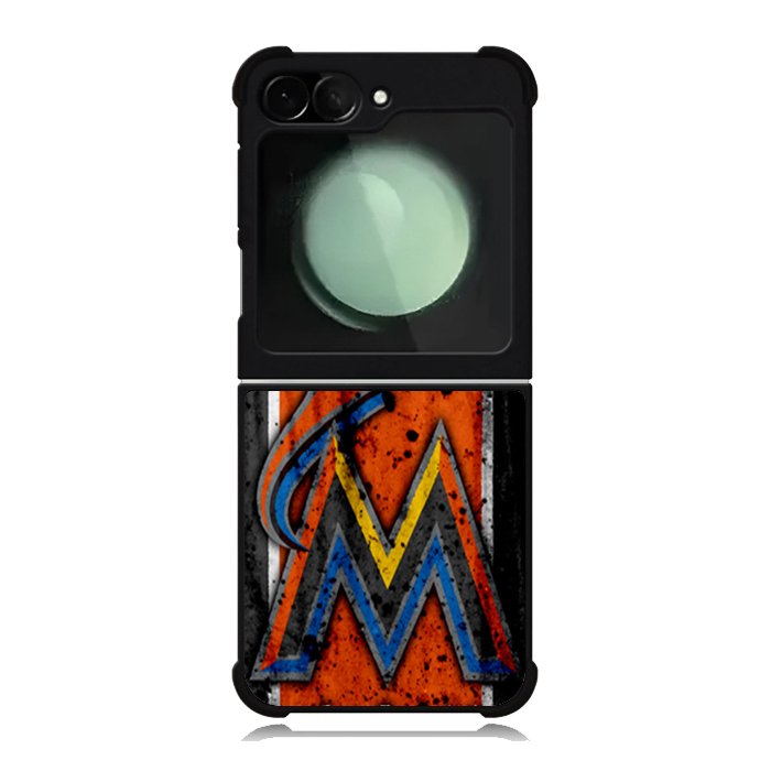 Miami Marlins Logo Samsung Galaxy Z Flip 6 5G 2024 Case OV1914
