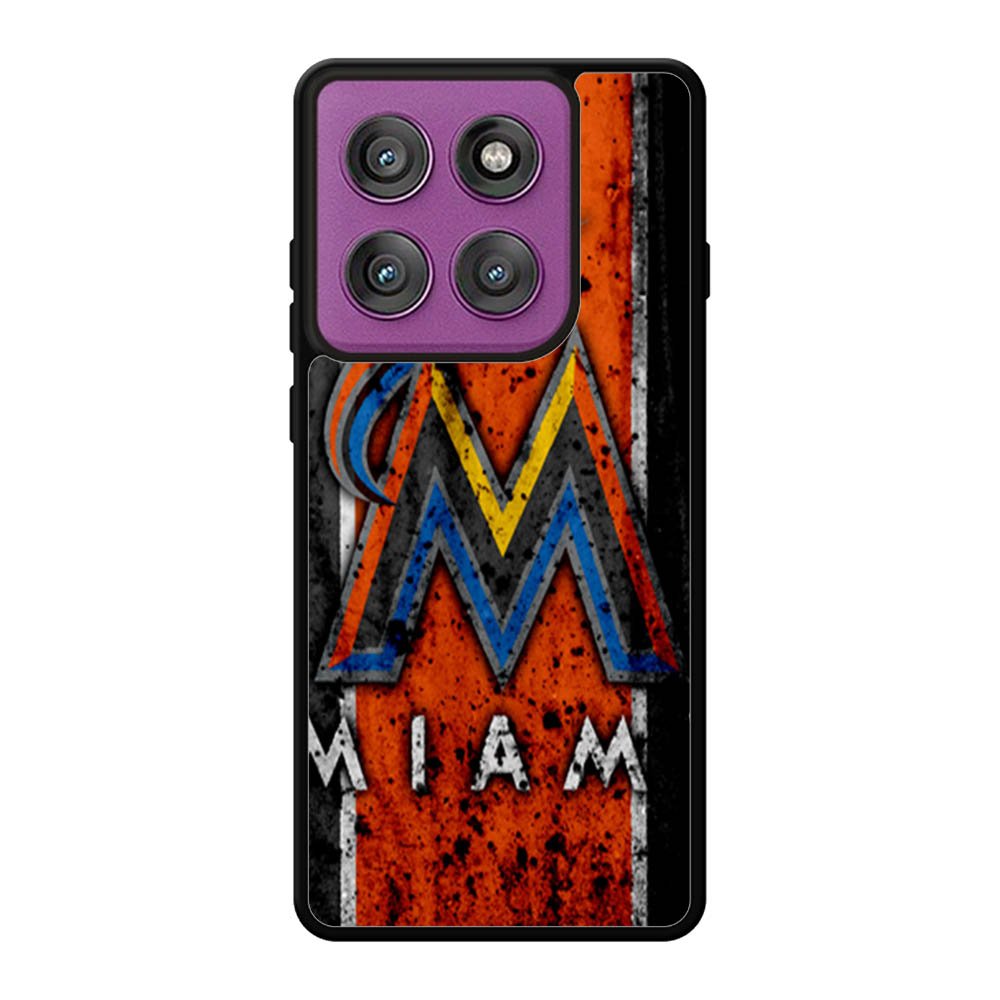 Miami Marlins Logo Motorola Moto Edge 60 Pro Case QC1914
