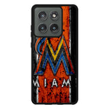 Miami Marlins Logo Motorola Moto Edge 2025 Case QC1914