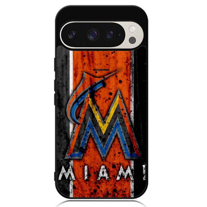 Miami Marlins Logo Google Pixel 9 | Pixel 9 Pro Case OV1914