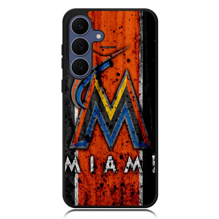 Miami Marlins Logo Samsung Galaxy S25 FE Case OV1914