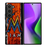 Miami Marlins Logo Samsung Galaxy Z Fold 6 5G 2024 Case OV1914