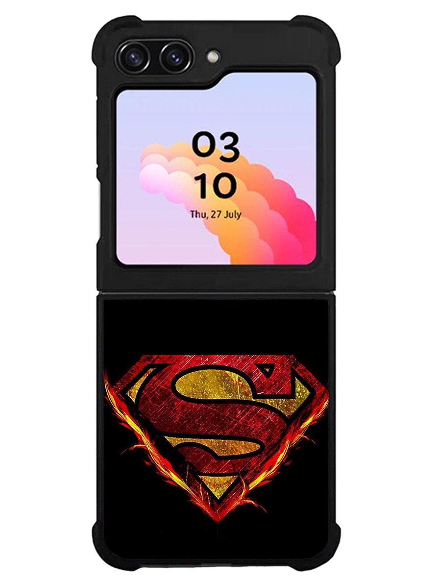 Superman Fire Logo Samsung Galaxy Z Flip 5 5G 2023 Case OV2293