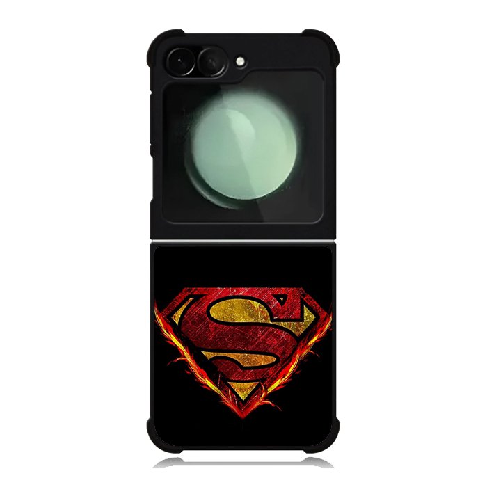 Superman Fire Logo Samsung Galaxy Z Flip 6 5G 2024 Case OV2293