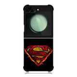Superman Fire Logo Samsung Galaxy Z Flip 6 5G 2024 Case OV2293