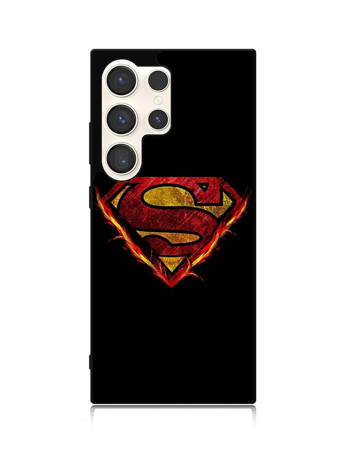 Superman Fire Logo Samsung Galaxy S25 Ultra 5G Case QC2293