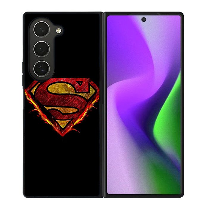 Superman Fire Logo Samsung Galaxy Z Fold 6 5G 2024 Case OV2293