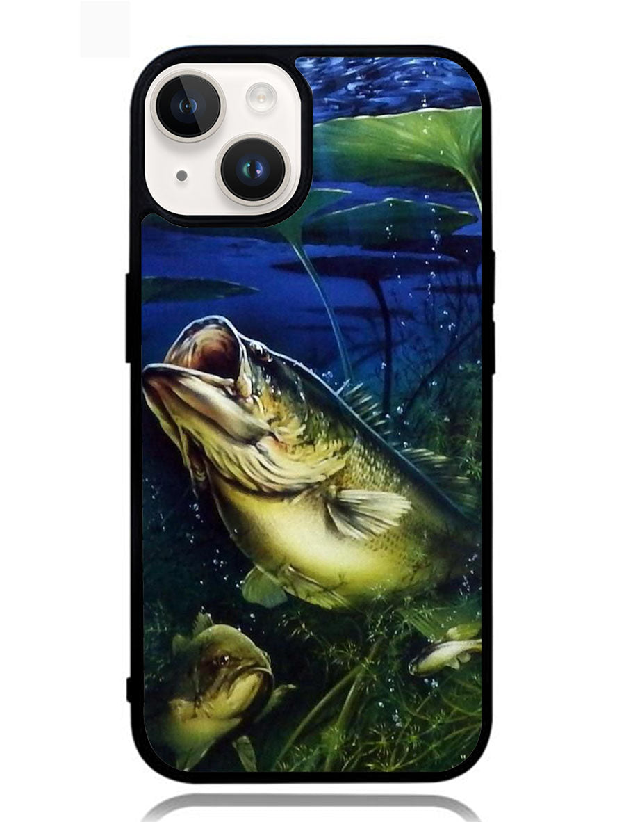 Bass Fishing Largemouth Fish iPhone 14 Case OV2307