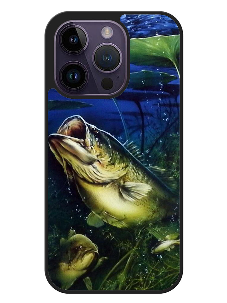 Bass Fishing Largemouth Fish iPhone 14 Pro Case