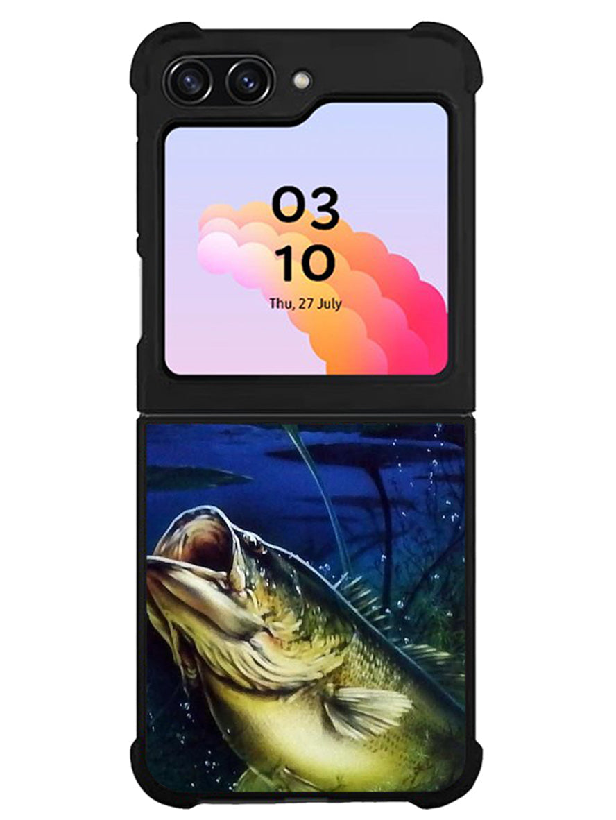 Bass Fishing Largemouth Fish Samsung Galaxy Z Flip 5 5G 2023 Case