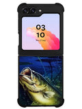 Bass Fishing Largemouth Fish Samsung Galaxy Z Flip 5 5G 2023 Case