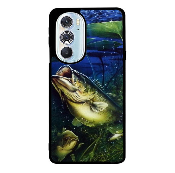 Bass Fishing Largemouth Fish Motorola Moto Edge 2022 Case