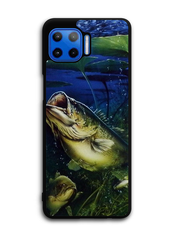 Bass Fishing Largemouth Fish Motorola Moto One 5G Case , Moto One 5G UW Case , Moto G 5G Plus Case