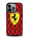 Ferrari Logo Smooth iPhone 14 Pro Max Case QC1916