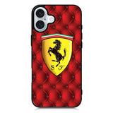 Ferrari Logo Smooth iPhone 16 Plus Case QC1916