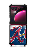 atlanta braves new logo Motorola Moto Razr Plus 2023 , Moto Razr+ 2023 Case