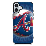 atlanta braves new logo iPhone 16 Plus Case