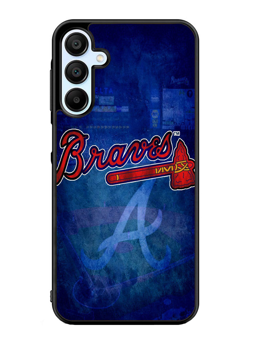 Atlanta braves wallpaper Samsung Galaxy A25 5G Case