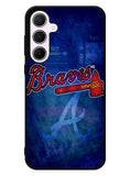 Atlanta braves wallpaper Samsung Galaxy A55 5G Case
