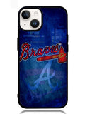 Atlanta braves wallpaper iPhone 14 Plus Case