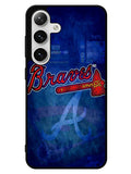Atlanta braves wallpaper Samsung Galaxy S25 5G Case