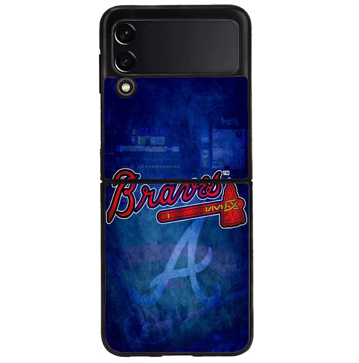 Atlanta braves wallpaper Samsung Galaxy Z Flip 4 5G 2022 Case