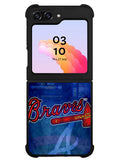 Atlanta braves wallpaper Samsung Galaxy Z Flip 5 5G 2023 Case