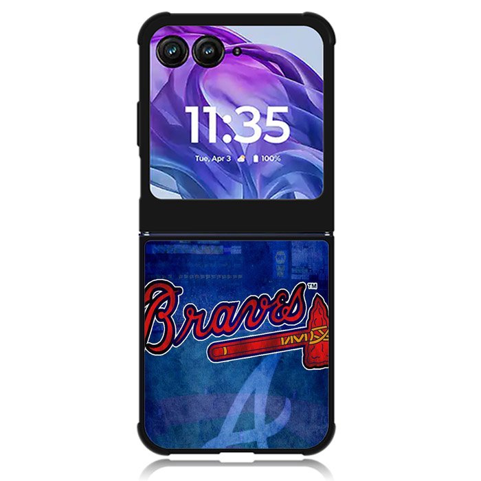 Atlanta braves wallpaper Motorola Moto Razr Plus 2024 , Moto Razr+ 2024 Case