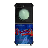 Atlanta braves wallpaper Samsung Galaxy Z Flip 6 Case