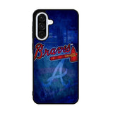 Atlanta braves wallpaper Samsung Galaxy A36 Case OV0978