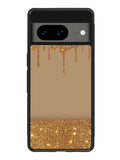 Dripping Gold Glitter Google Pixel 8A Case QC4791