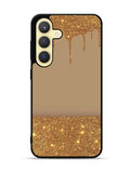 Dripping Gold Glitter Samsung Galaxy S25 Plus 5G , Samsung Galaxy S25+ 5G Case OV4791