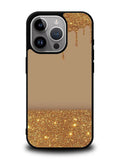 Dripping Gold Glitter iPhone 16 Pro Max Case OV4791