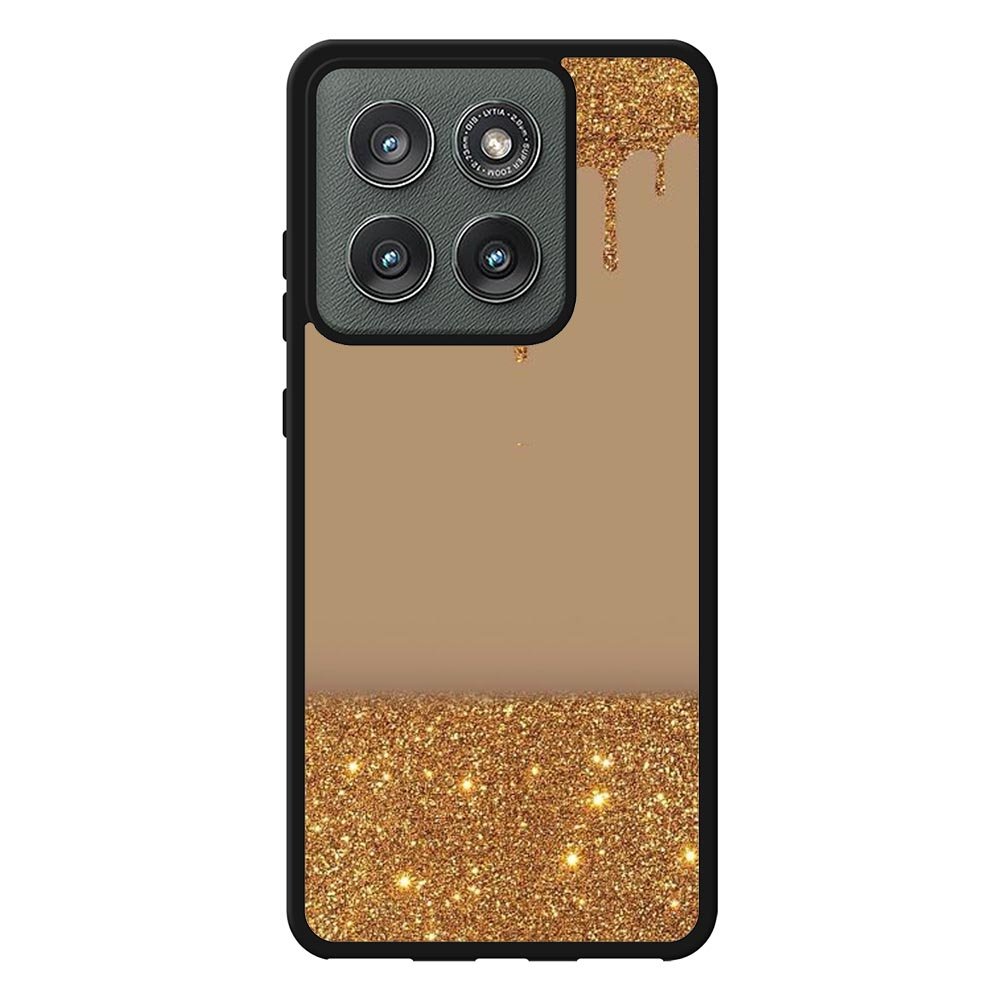 Dripping Gold Glitter Motorola Moto Edge 2025 Case OV4791