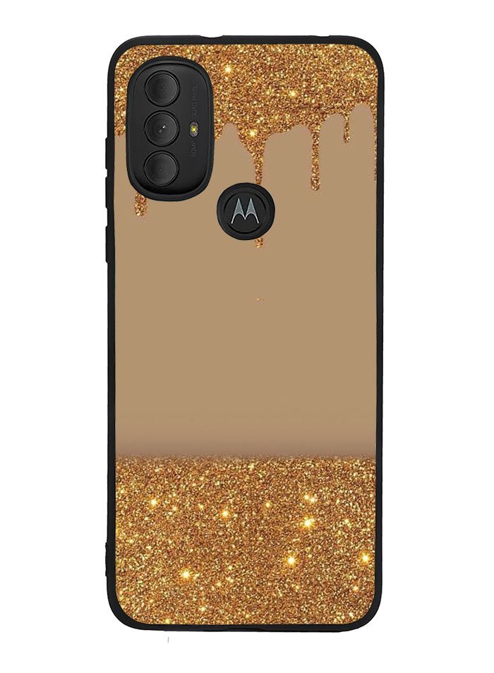 Dripping Gold Glitter Motorola Moto G Pure 2021 , Moto G Power 2022 Case OV4791