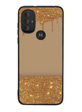 Dripping Gold Glitter Motorola Moto G Pure 2021 , Moto G Power 2022 Case OV4791