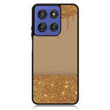 Dripping Gold Glitter Motorola Moto G Stylus 5G 2025 Case OV4791