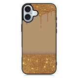 Dripping Gold Glitter iPhone 16 Case QC4791