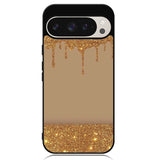 Dripping Gold Glitter Google Pixel 9 Pro XL Case OV4791