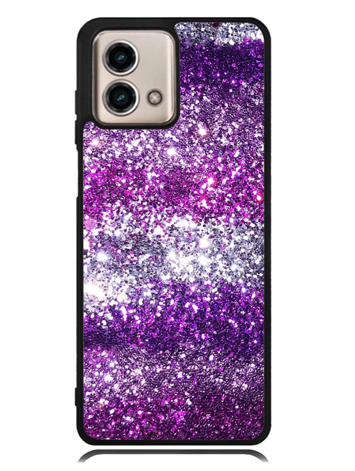 Pink Purple Silver Bling Sparkling Sparkles Motorola Moto G Stylus 5G 2023 Case