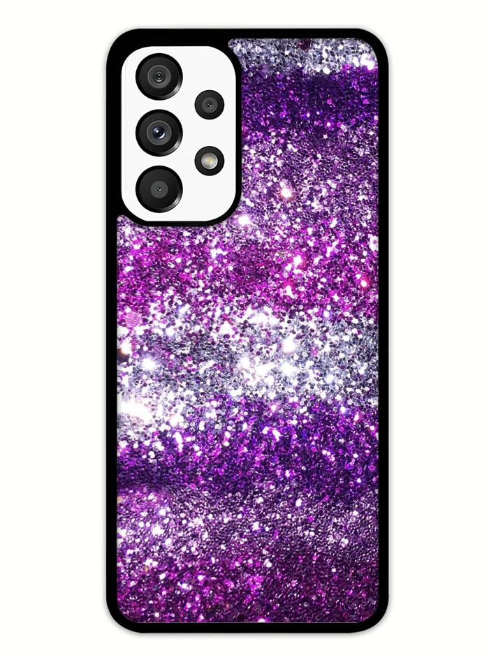 Pink Purple Silver Bling Sparkling Sparkles Samsung Galaxy A53 5G Case