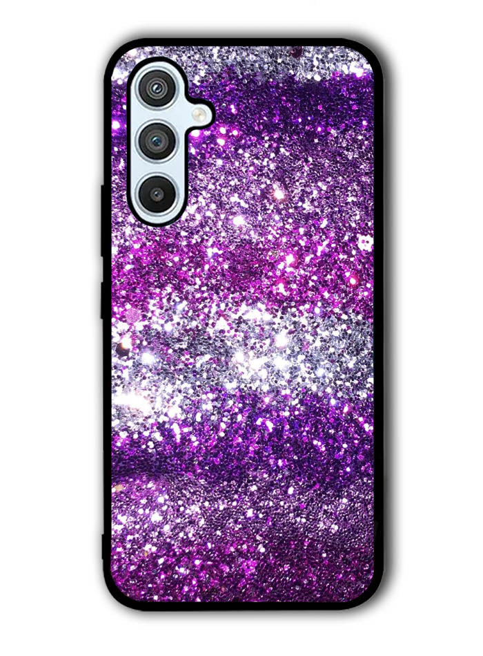 Pink Purple Silver Bling Sparkling Sparkles Samsung Galaxy A54 5G Case