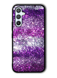 Pink Purple Silver Bling Sparkling Sparkles Samsung Galaxy A54 5G Case