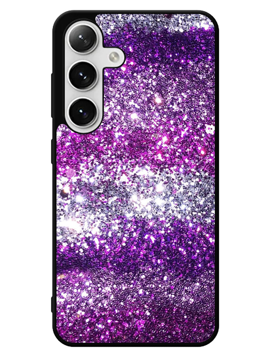 Pink Purple Silver Bling Sparkling Sparkles Samsung Galaxy S24 5G Case