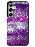 Pink Purple Silver Bling Sparkling Sparkles Samsung Galaxy S24 5G Case