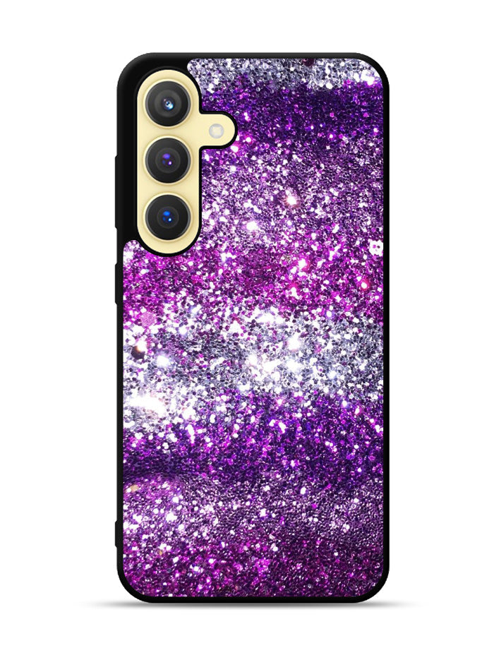 Pink Purple Silver Bling Sparkling Sparkles Samsung Galaxy S24 Plus 5G , Samsung Galaxy S24+ 5G Case