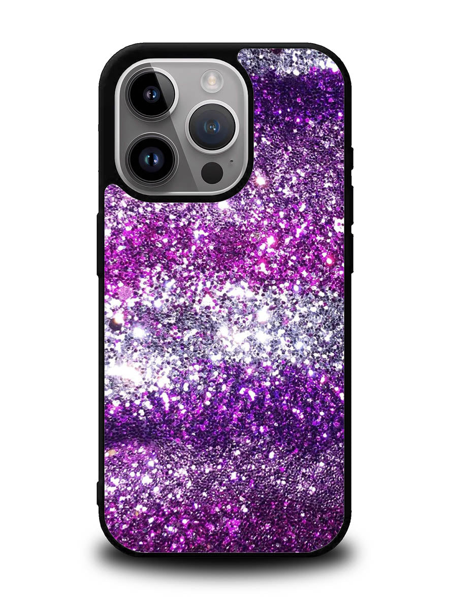 Pink Purple Silver Bling Sparkling Sparkles iPhone 16 Pro Max Case