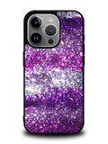 Pink Purple Silver Bling Sparkling Sparkles iPhone 16 Pro Case